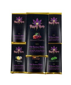 Royalty Rosin Full Spectrum THC:CBD 1:1 Chocolate Bar 480MG