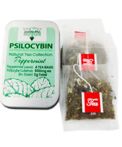 Mushroom Mt's Psilocybin Tea - Peppermint Tea 4 x 500mg