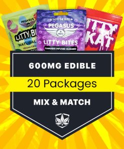 600mg Edible 20 Packages Mix n Match