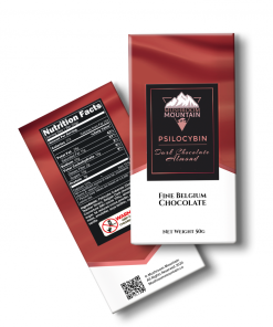 BC Shrooms Psilocybin Dark Belgian Chocolate Almond 1500mg
