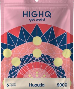 HighQ Psilocybin Mushroom Capsules Huautla - 6 X 500mg