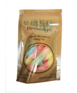 Remedyz Neon Worms Candy's 400 MG THC