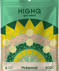HighQ Psilocybin Mushroom Capsules McKennaii - 6 X 500mg